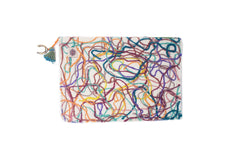 Colorful Linen Pouch