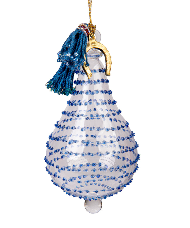 Spotted Glass Festive Ball Ornaments 2022