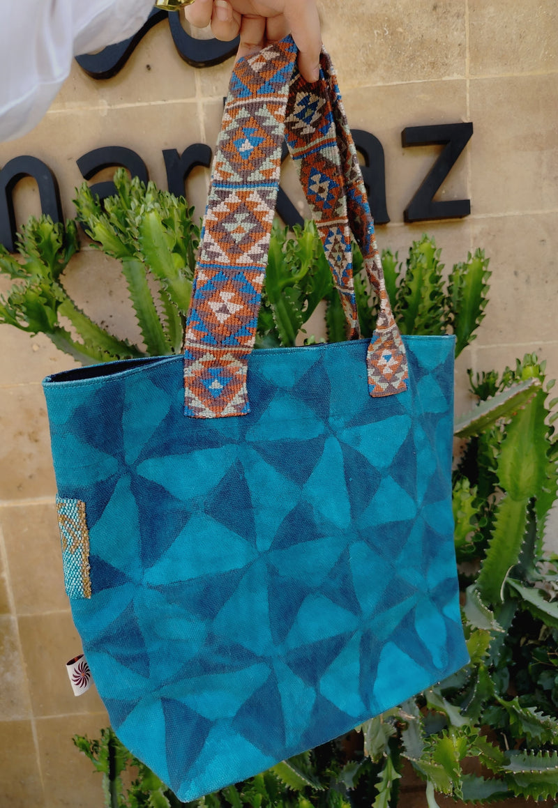 Batik Blue Bag