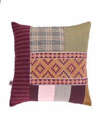Red Patchwork Cushion