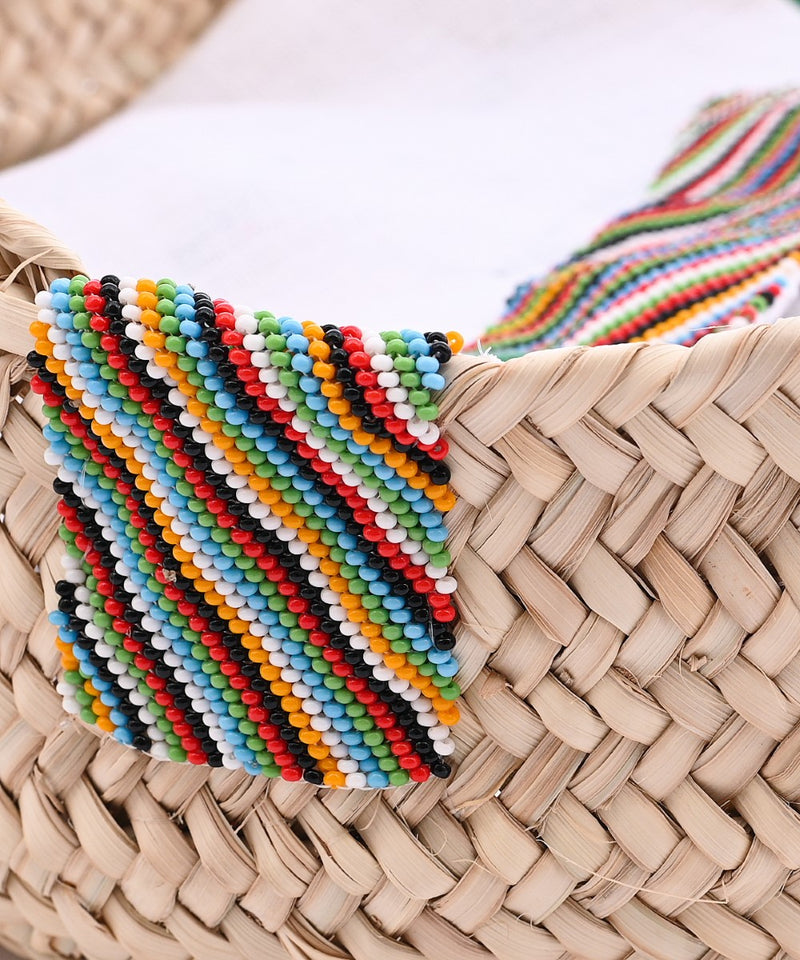 Weaved Bread Basket with Food Cover