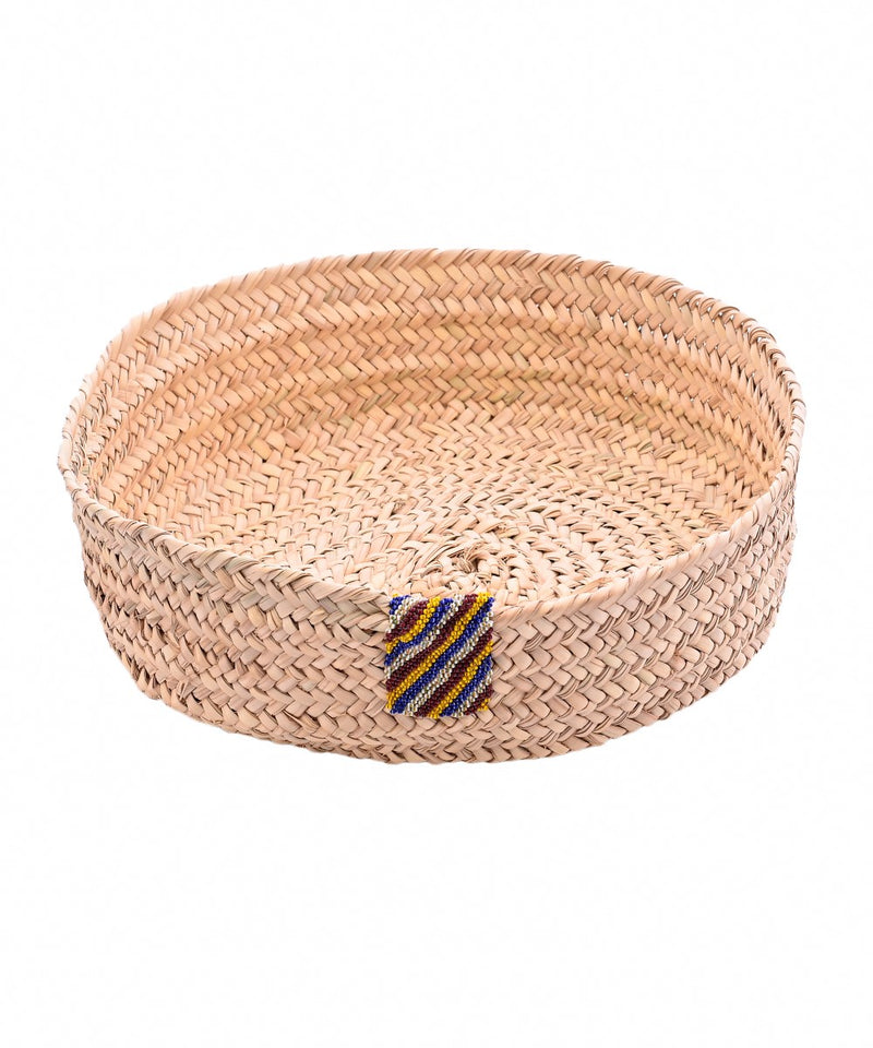 Weaved Bread Basket with Food Cover