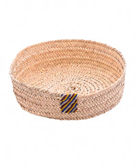 Weaved Bread Basket with Food Cover