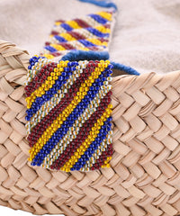 Weaved Bread Basket with Food Cover