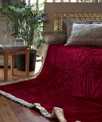 Red Velvet Bedcover