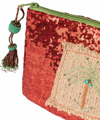 Palm Purse with Tassel