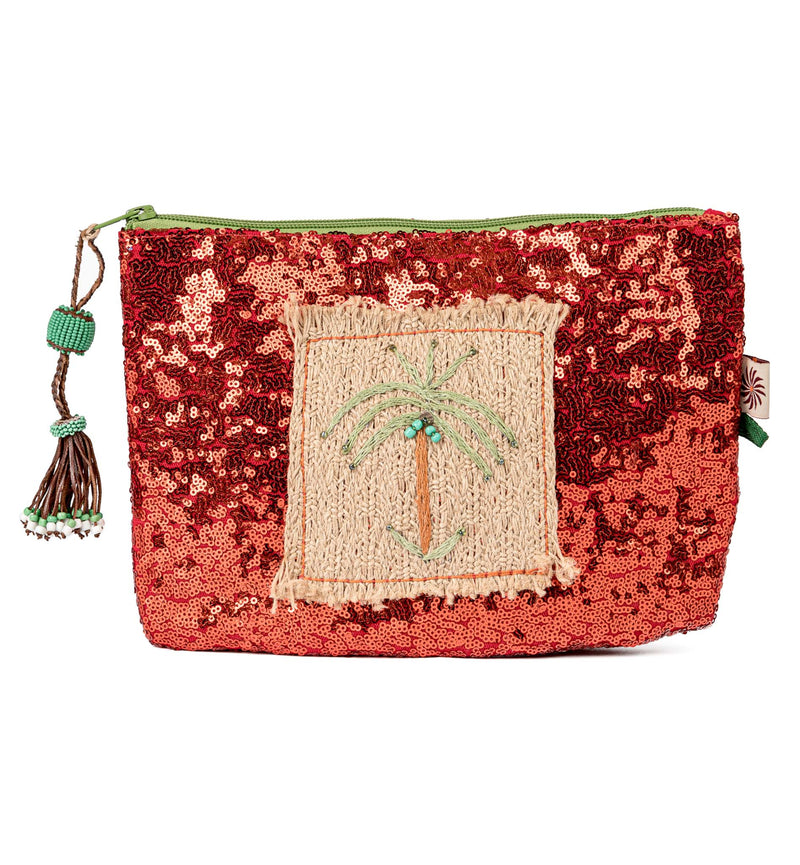 Palm Purse with Tassel