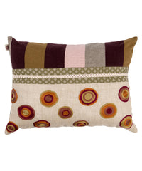 Shandaweel Patchwork Coins and Stripes Cushion