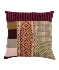 Red Patchwork Cushion