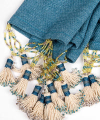North Sinai Tasseled on Cotton Shawl